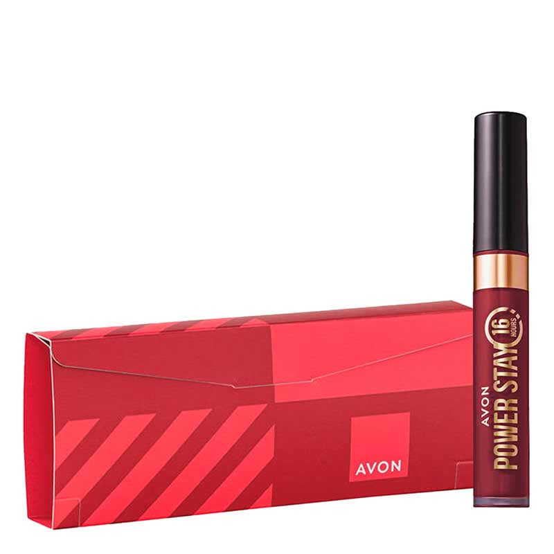 Presente Avon Batom Power Stay - Marrom Rubi